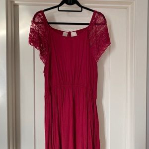 Forever 21 burgundy dress